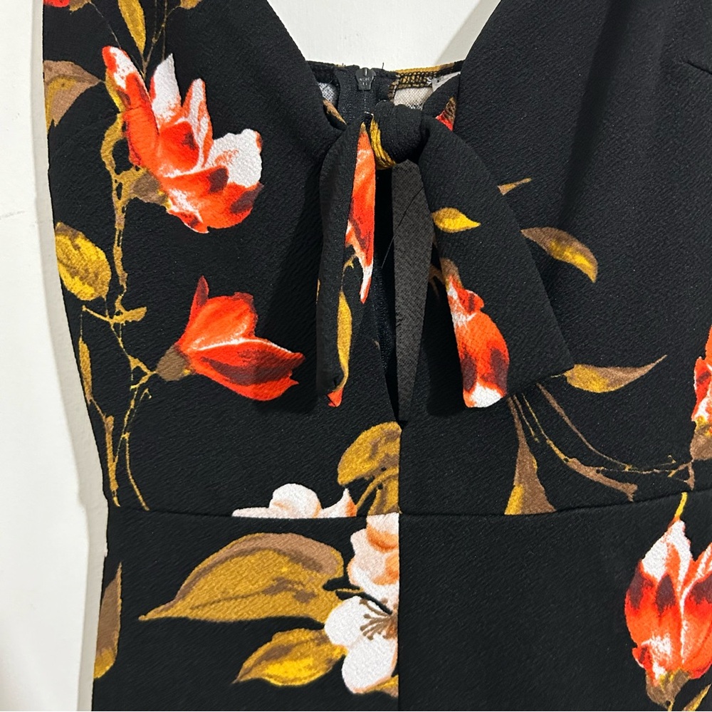 Floral Black jumpsuit